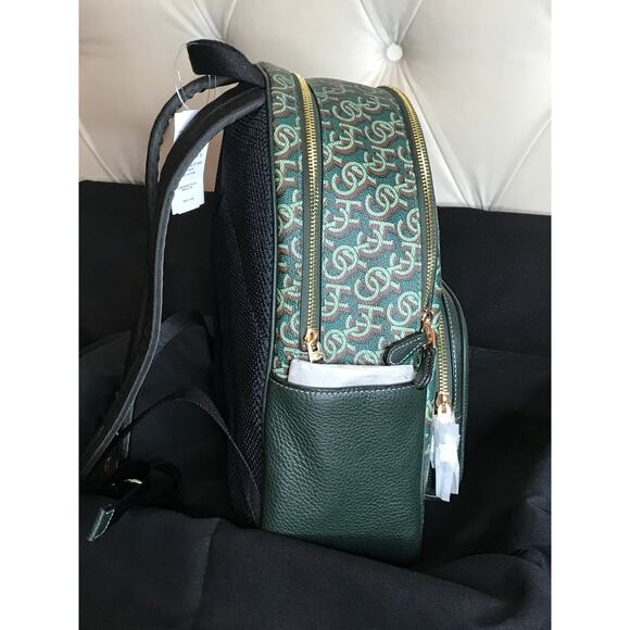 Coach Women's Court Backpack (Monogram Green) - Picture 10 of 15